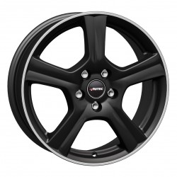 Джанта AUTEC Ionik B 6.0x16 4/108 ET 37.5 63.3 Черен мат с полиран ръб