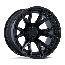Джанта Fuel 1PC FC402 CATALYST 22X10 6x139.7 ET -18 106.10 MATTE BLACK W/ GLOSS BLACK LIP