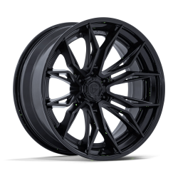 Джанта Fuel 1PC FC404 MUTINY 22X10 6x139.7 ET -18 106.10 MATTE BLACK W/ GLOSS BLACK LIP