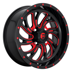 Джанта Fuel UTV D642 KOMPRESSOR UTV 18X7 4x137 ET 13 110.10 GLOSS BLACK W/ RED TINT