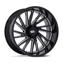Джанта Moto Metal MO811 COMBAT 22X10 6x139.7 ET -18 106.10 GLOSS BLACK MILLED