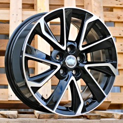 Джанта R15x6.5  5X100  ET  40  54.1  B5463  Black Polished (MB)  Fits for TOYOT  (D2)