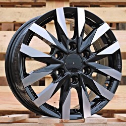 Джанта R16x6.5  6X120  ET  50  74.5  B3023  (IN3648F)  Black Polished (MB)  Fits for FORD  (Z5)  (HYBRID FORGED 4X4(max 1250kg))