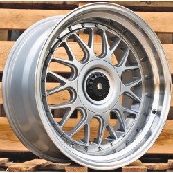 Джанта R17x10  5X120  ET  25  74.1  XE244  Silver+Polished Lip (SP)  Fits for BMW  (Z6+P2)  (BBS Style)