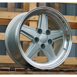 Джанта R17x9  5X112  ET  24  66.6  FD5938  Silver+Polished Lip (SP)  Fits for MER  (P)  (Rear+Front)