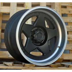Джанта R17x9  6X114.3  ET  0  66.1  JT274  Black Matt (BM)  For 4X4  (K3)  (MB+MACHINE LIP)