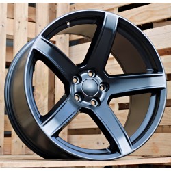 Джанта R20x10.5  5X115  ET  22  71.5  B1671  Black Half Matt (BLHM)  Fits for DODGE  (Z1)  (Rear+Front)