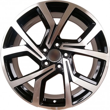 Джанта 18x8.0J 5x112 ET 45 57.1 BLACK MACHINED FACE