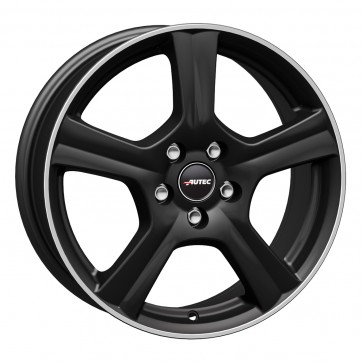 Джанта AUTEC Ionik B 6.0x16 4/108 ET 37.5 63.3 Черен мат с полиран ръб