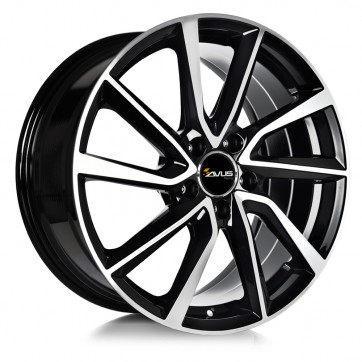 Джанта AVUS AC-518 17x7.5J 5x108 ET45 73.1 BLACK POLISHED
