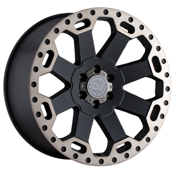 Джанта Black Rhino Hard Alloys WARLORD 17X8 5x120 ET 35 76.10 MATTE BLACK W/ MACHINED DARK TINT