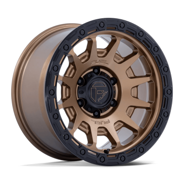 Джанта Fuel 1PC FC884 FORTRESS 17X9 5x127 ET -12 71.50 MATTE BRONZE W/ GLOSS BLACK LIP