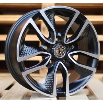 Джанта R15x6.5  5X112  ET  45  66.6  B5087  Black Polished Half Matt (MBHM)  Fits for RACIN  (K4)