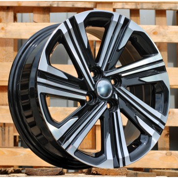 Джанта R16x6  4X100  ET  45  54.1  D1822  Black Polished (MB)  Fits for TOYOT  (Z2+Z1+P)