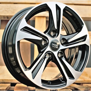 Джанта R16x6.5  4X108  ET  45  63.3  B1242  Black Polished (MB)  For RACIN  (P)