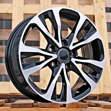Джанта R16x6.5  5X114.3  ET  40  60.1  B5212  Black Polished (MB)  Fits for TOYOT  (R+P)