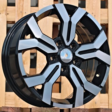 Джанта R16x6.5  5X114.3  ET  50  66.1  B1110  Black Polished (MB)  Fits for DACIA  (R+L5)  (New MODEL)