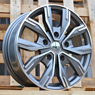 Джанта R16x6.5  5X130  ET  56  89.1  6408  Grey Polished (MG)  Fits for RENAU  (Z5)  (HYBRID FORGED 4X4(max 1250kg))