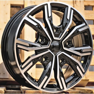 Джанта R16x6.5  5X160  ET  56  65.1  6408  Black Polished (MB)  For FORD  (P2+L1)  (HYBRID FORGED 4X4(max 1250kg))