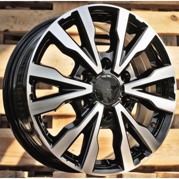 Джанта R16x6.5  6X120  ET  50  74.5  B3025  (BYF3025V)  Black Polished (MB)  Fits for FORD  (Z2)  (HYBRID FORGED 4X4 Conical for Ford)