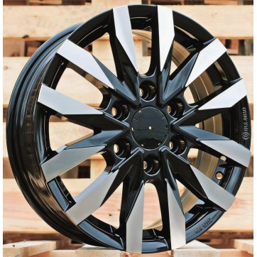 Джанта R16x6.5  6X130  ET  54  84.1  B3023  Black Polished (MB)  Fits for MER  (Z2)  (HYBRID FORGED 4X4(max 1250kg))