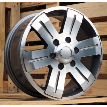 Джанта R16x7  6X130  ET  55  84.1  BK562  Grey Polished (MG)  Fits for MER  (P)  (4x4 (max 1400kg))