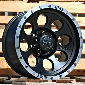 Джанта R16x8.5  6X139.7  ET  M15  110.1  B5187  Black Half Matt+Polished Lip (BLHMPL)  Fits for 4X4  (P)
