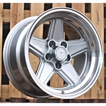 Джанта R16x9  5X112  ET  12  66.6  B1794  Silver+Polished Lip (SP)  Fits for MER  (Z2)  (Rear+Front)
