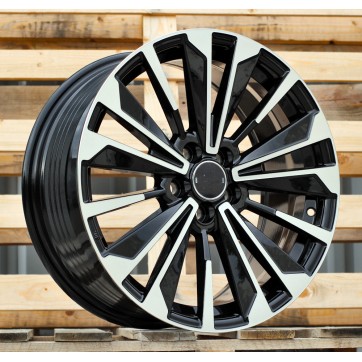 Джанта R17x7.5  5X100  ET  35  54.1  FBX374  Black Polished (MB)  Fits for TOYOT  (P2)  (HYBRID FORGED)