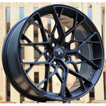 Джанта R17x7.5  5X100  ET  35  57.1  Q1131  (BK5929)  Black Half Matt (BLHM)  Fits for RACIN  (L3)  (Style HRE)