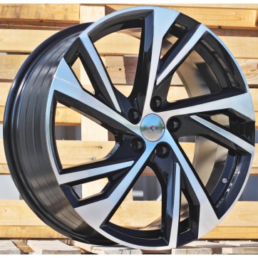 Джанта R17x7.5  5X108  ET  40.5  63.3  FE183  (YF5772)  Black Polished (MB)  Fits for VOLVO  (K7)  (HYBRID FORGED)