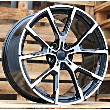 Джанта R17x7.5  5X112  ET  40  66.6  B5601  (D1740)  Black Polished (MB)  Fits for BMW  (Z1+Z3)