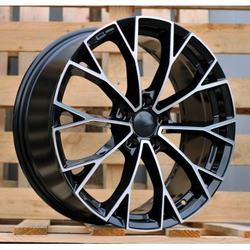 Джанта R17x7.5  5X112  ET  51  57.1  3S1279  Black Polished (MB)  Fits for VW  (R+P)  (HYBRID FORGED New Model)