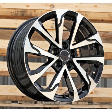 Джанта R17x7.5  5X114.3  ET  40  60.1  FBX416  Black Polished (MB)  For TOYOT  (P2)  (HYBRID FORGED Corolla Cross)