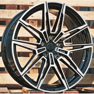 Джанта R17x7.5  5X120  ET  34  72.6  I0294  (FBX164)  Black Polished (MB)  Fits for BMW  (Z6)  (HYBRID FORGED)