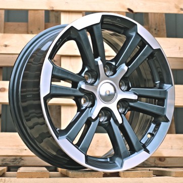 Джанта R17x7.5  6X139.7  ET  38  67.1  B1649  Grey Polished (MG)  Fits for 4X4  (K3)