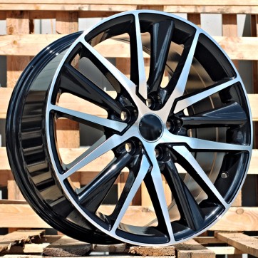 Джанта R17x7  5X100  ET  40  54.1  B1638  (FBX224)  Black Polished (MB)  Fits for TOYOT  (P2)  (HYBRID FORGED)