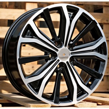 Джанта R17x7  5X108  ET  46  65.1  BK591  Black Polished (MB)  Fits for PEUG  (P)