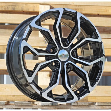Джанта R17x7  5X114.3  ET  43  66.1  XF260  (BK1058)  Black Polished (MB)  For RENAU  (D3)