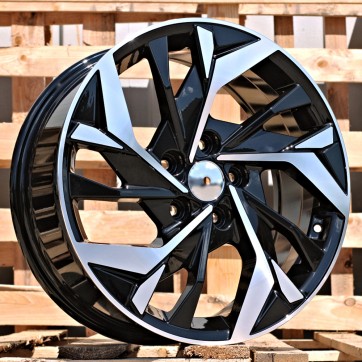 Джанта R17x7  5X114.3  ET  43  67.1  B1953  (IN3657F)  Black Polished (MB)  Fits for HYUND  (S)  (HYBRID FORGED)