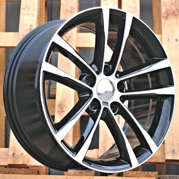 Джанта R17x8  5X120  ET  34  72.6  B5229  Black Polished (MB)  Fits for BMW  (P2)