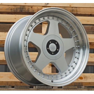 Джанта R17x9  10X112/120  ET  20  74.1  L2585  Silver+Polished Lip (SP)  For RACIN  (P1)  (OZ Style Rear+Front)