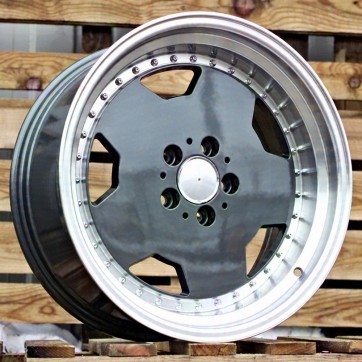 Джанта R17x9.5  5X112  ET  25  66.6  B5852  (BY1781)  Graphite+Polished Lip (GRPL)  Fits for MER  (Z1)  (MONOBLOCK Style)