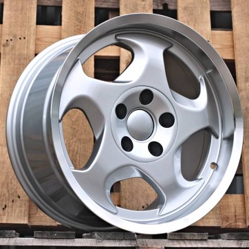 Джанта R17x9  5X120  ET  17  74.1  B2417  Silver+Polished Lip (SP)  Fits for BMW  (Z1)  (Rear Right)