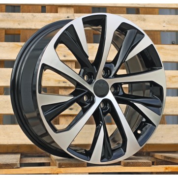 Джанта R18x7.5  5X114.3  ET  40  60.1  B5757  Black Polished (MB)  Fits for LEX  (Z4)