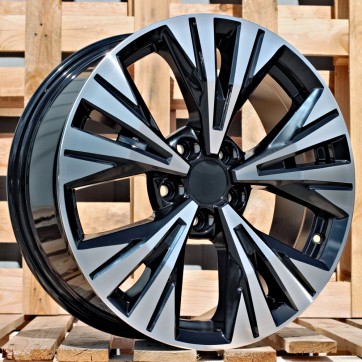 Джанта R18x7.5  5X114.3  ET  40  66.1  B1699  Black Polished (MB)  Fits for NISS  (Z1)