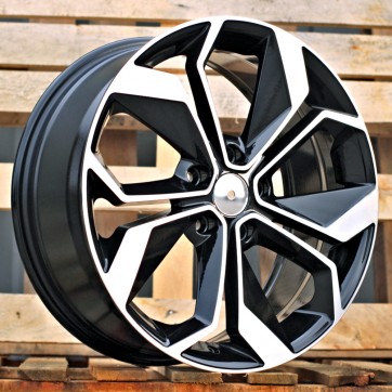 Джанта R18x7.5  5X114.3  ET  46  66.1  B5168  Black Polished (MB)  Fits for RENAU  (K4)