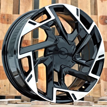 Джанта R18x7.5  5X114.3  ET  51  67.1  B1927  (BK1223)  Black Polished (MB)  Fits for KIA  (K2+P)  (NEW Model SPORTAGE)