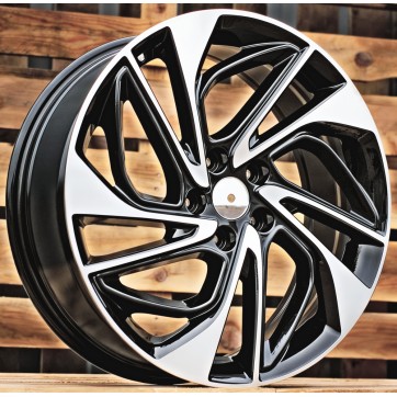 Джанта R18x7.5  5X114.3  ET  51  67.1  B5518  Black Polished (MB)  Fits for HYUND  (R+P+K4+Z4)