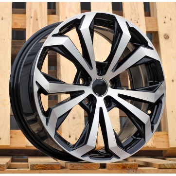 Джанта R18x7  5X114.3  ET  35  60.1  Y1133  (FBX247)  Black Polished (MB)  Fits for TOYOT  (Z7)  (HYBRID FORGED New RAV-4)